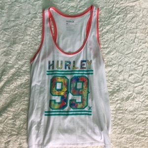 Graphic Hurley Tank Top